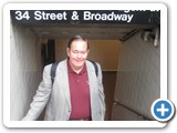 Jennifer's Dad exiting the subway!